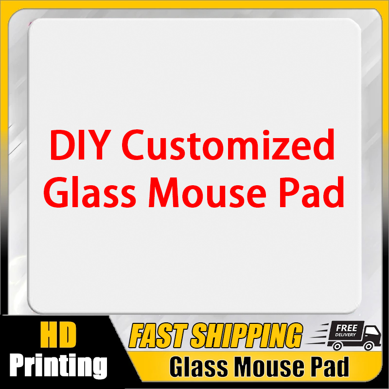 Tech Desktop Accessories - Customized Glass Mouse Pad DIY Design