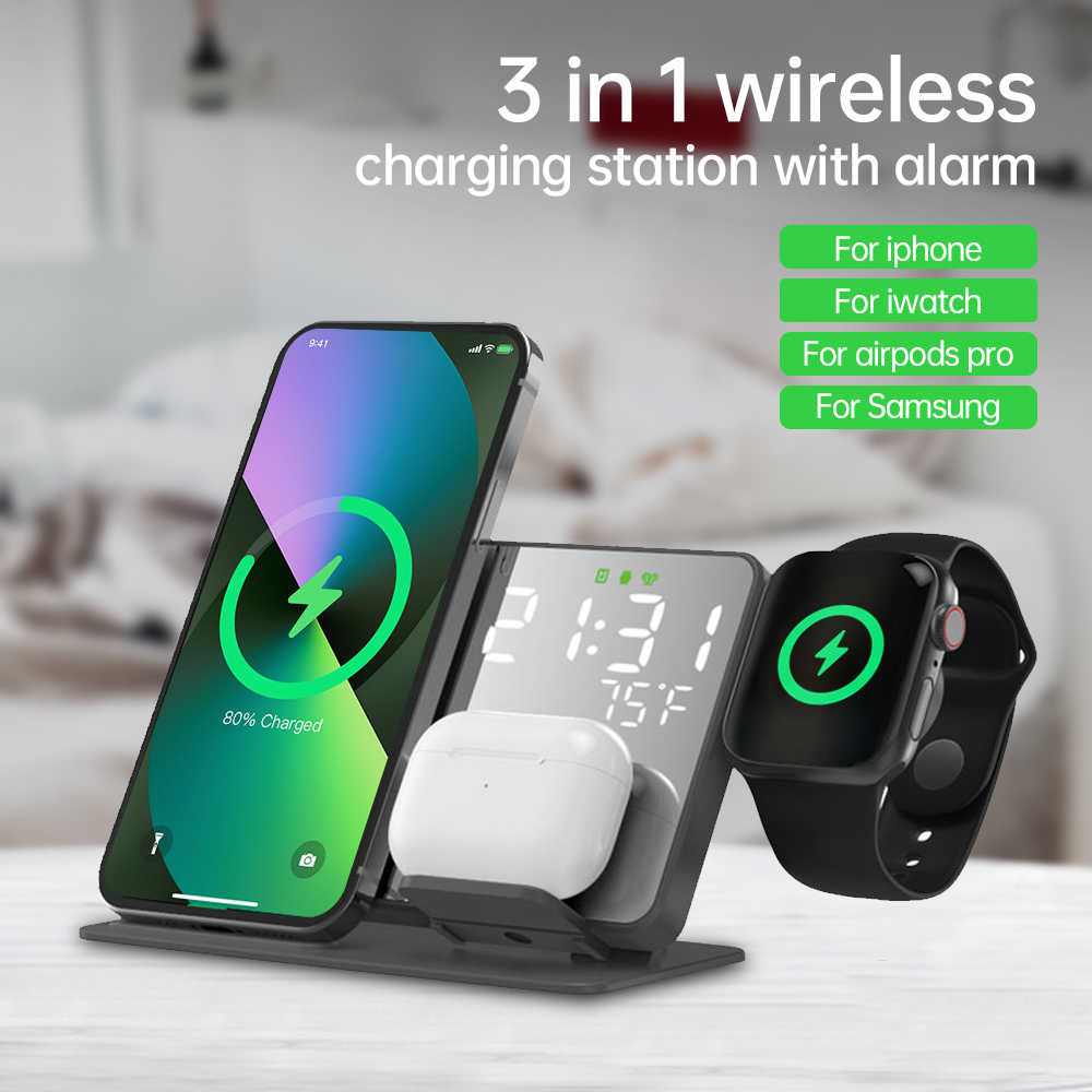 Wireless Charger 3 In 1 - 3 in 1 Wireless Charger For