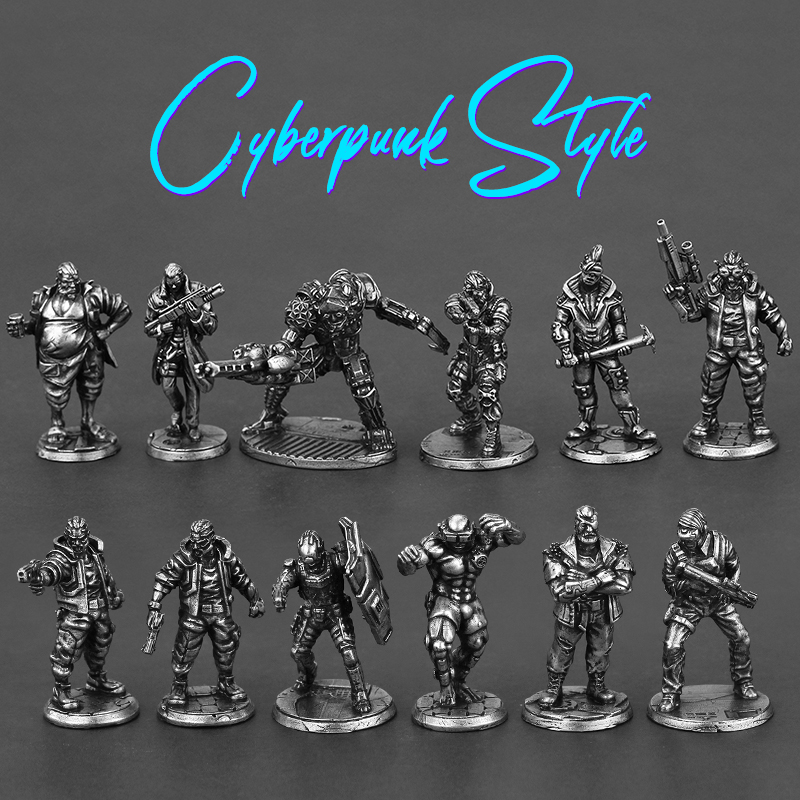 Tech Accessories To Gift - Futuristic Tech Cyberpunk Style Metal Soldier