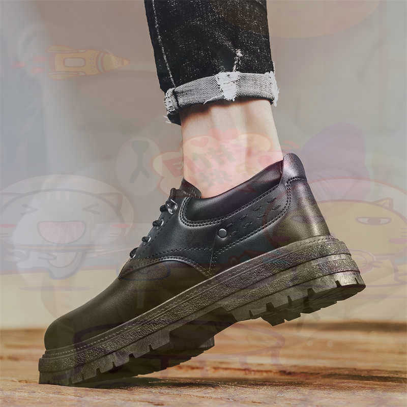 Tech Accessories Products - Dark Natural Leather Fashion Trainers Tennis