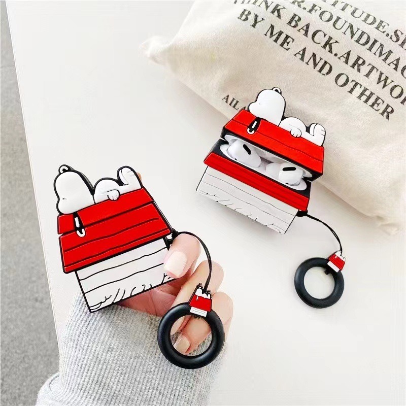 Power Bank Wireless - Popular Roof Snoopys AirPods Pro Silicone