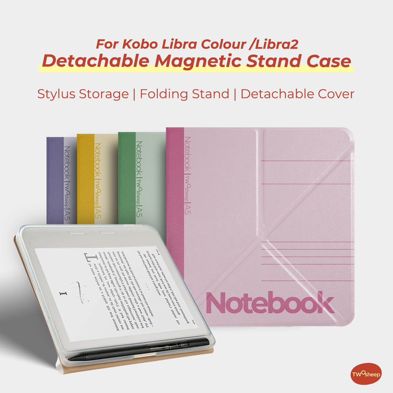Pen Holder Magnetic - Twosheep Campus Detachable Magnetic Case suit