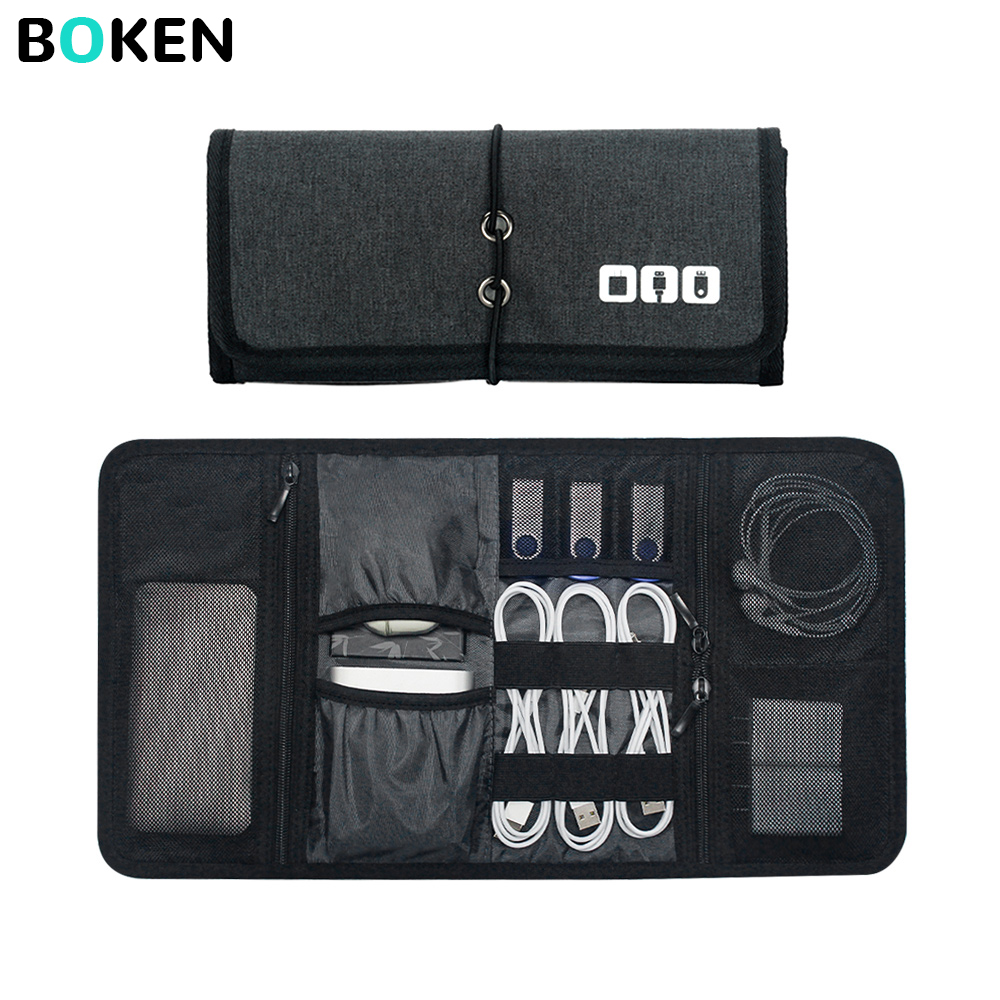 Tech Acc - Tech Organizer Bag Cable Storage Case