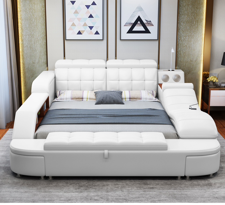 Tech Queen - King/Queen Size Multifunctional Bed Tech Smart
