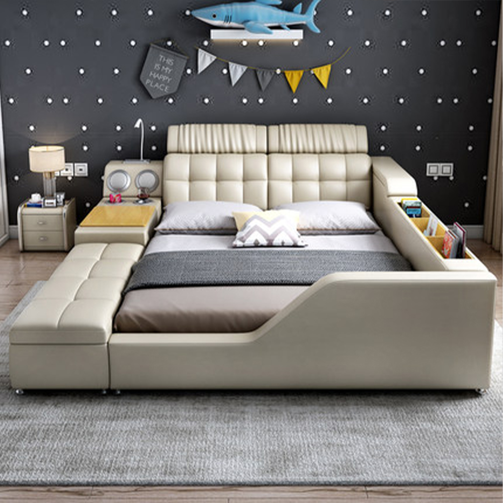 Tech Queen - Modern Multi-Functional Tech Smart Bed with