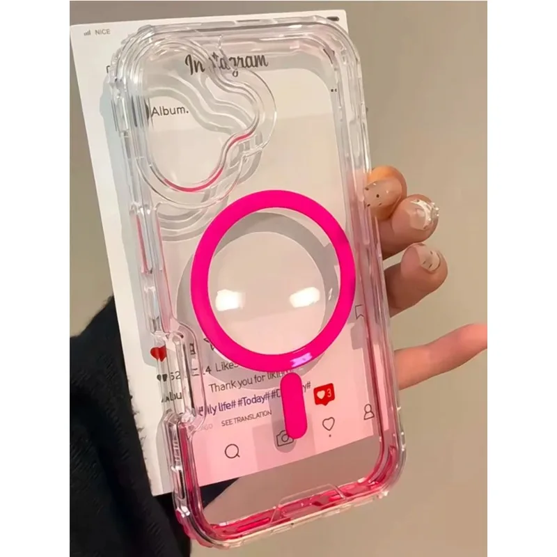 Wireless Charger 3 In 1 - Hottest 3IN1 Gradient Clear for Magsafe