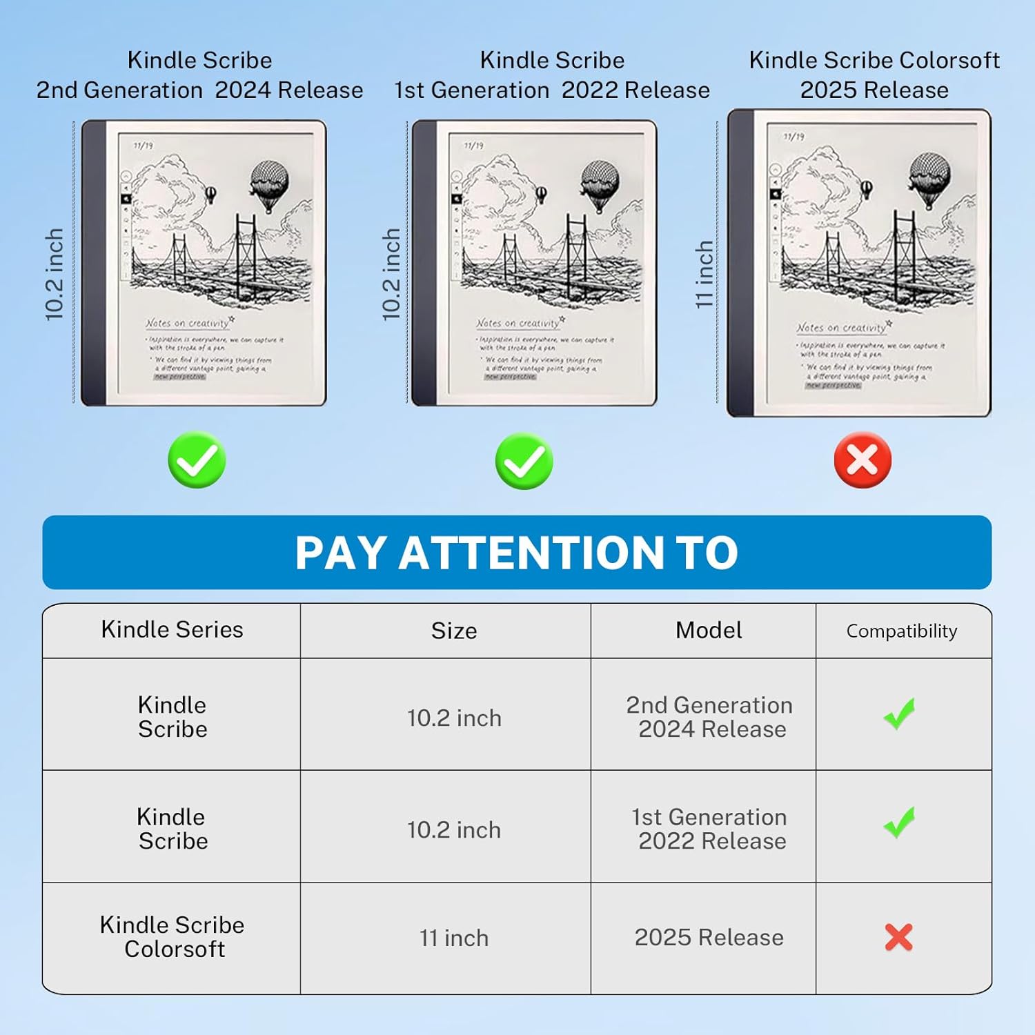 Case for Kindle Scribe 10.2