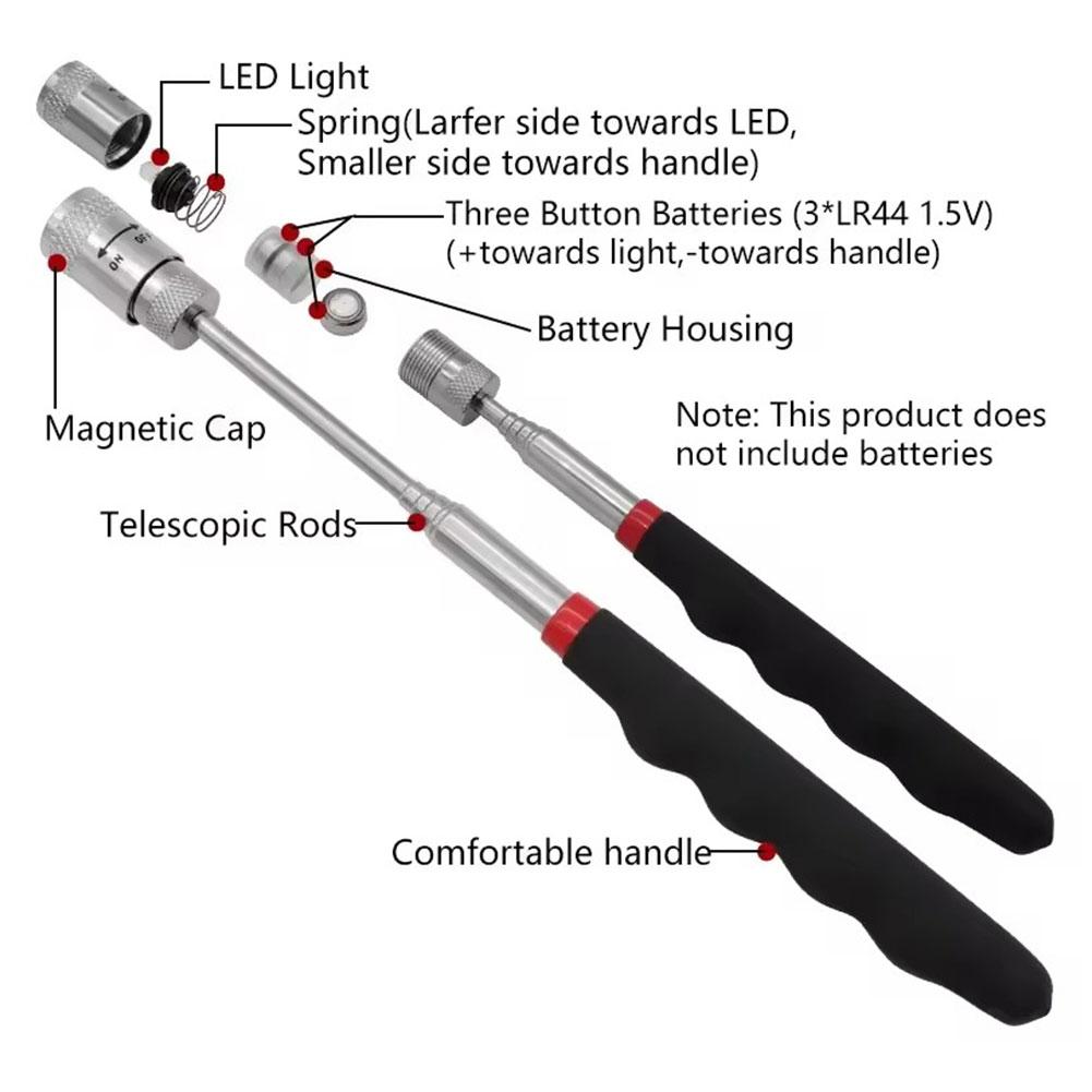 Telescopic Magnetic Pen with L - Pen Holder Magnetic ulasan dan harga