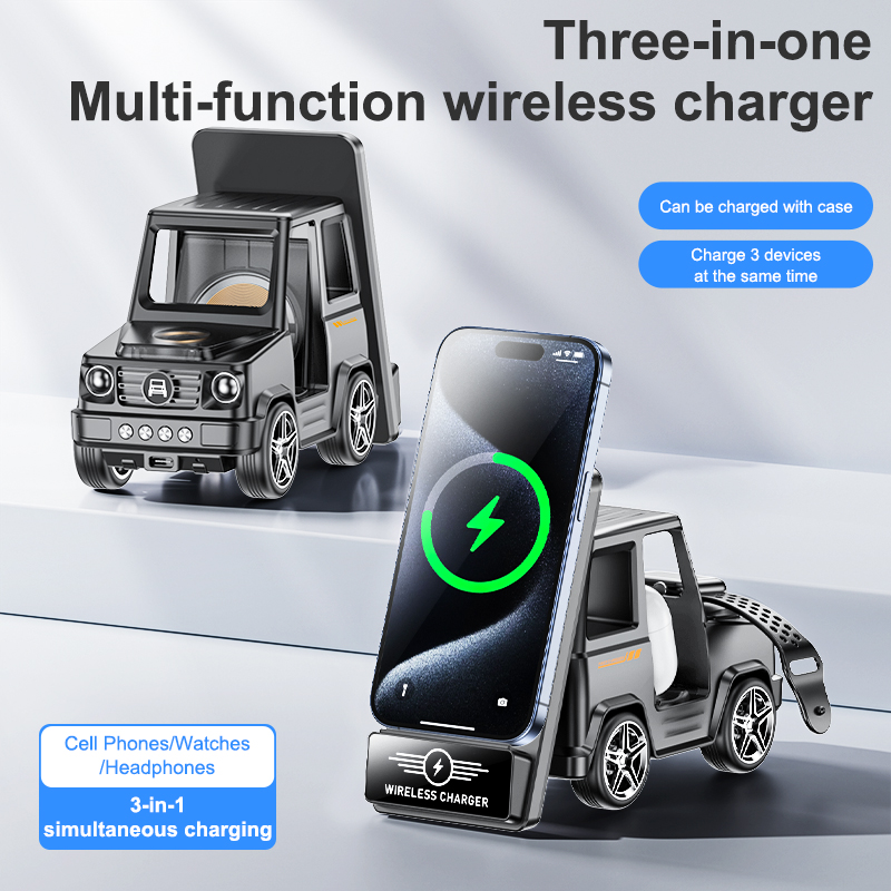 Multifunctional Wireless Charg - Wireless Charger 3 In 1 ulasan dan harga