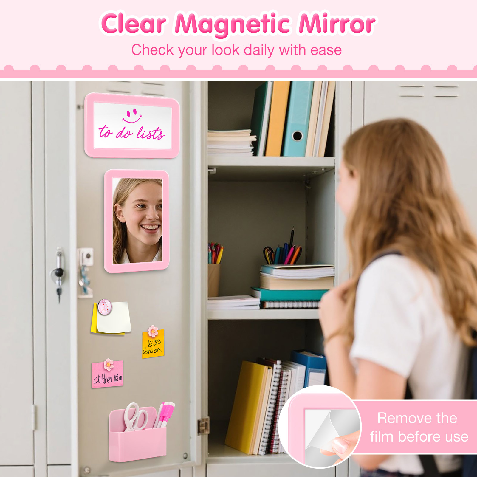 15Pcs Locker Accessories Kit M - Pen Holder Magnetic ulasan dan harga