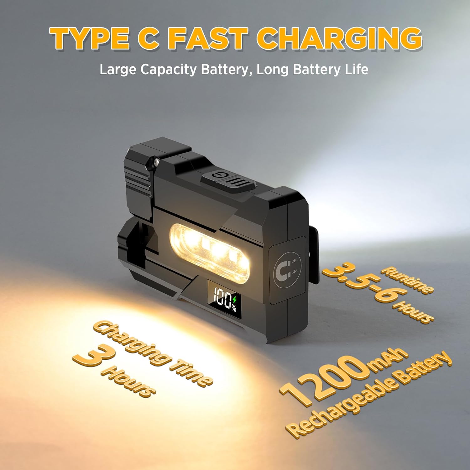 Super Bright 1000LM LED Flashl - Pen Holder Magnetic ulasan dan harga