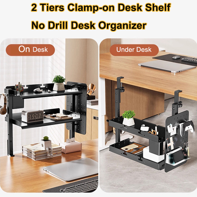 Clamp-on 14 inch Above Below D - Tech Desktop Accessories ulasan dan harga