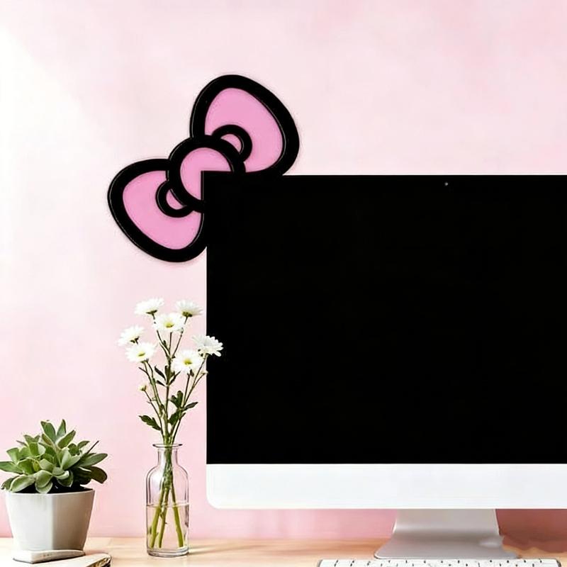 New 1/2Pcs Wooden Bowknot PC A - Tech Desktop Accessories ulasan dan harga