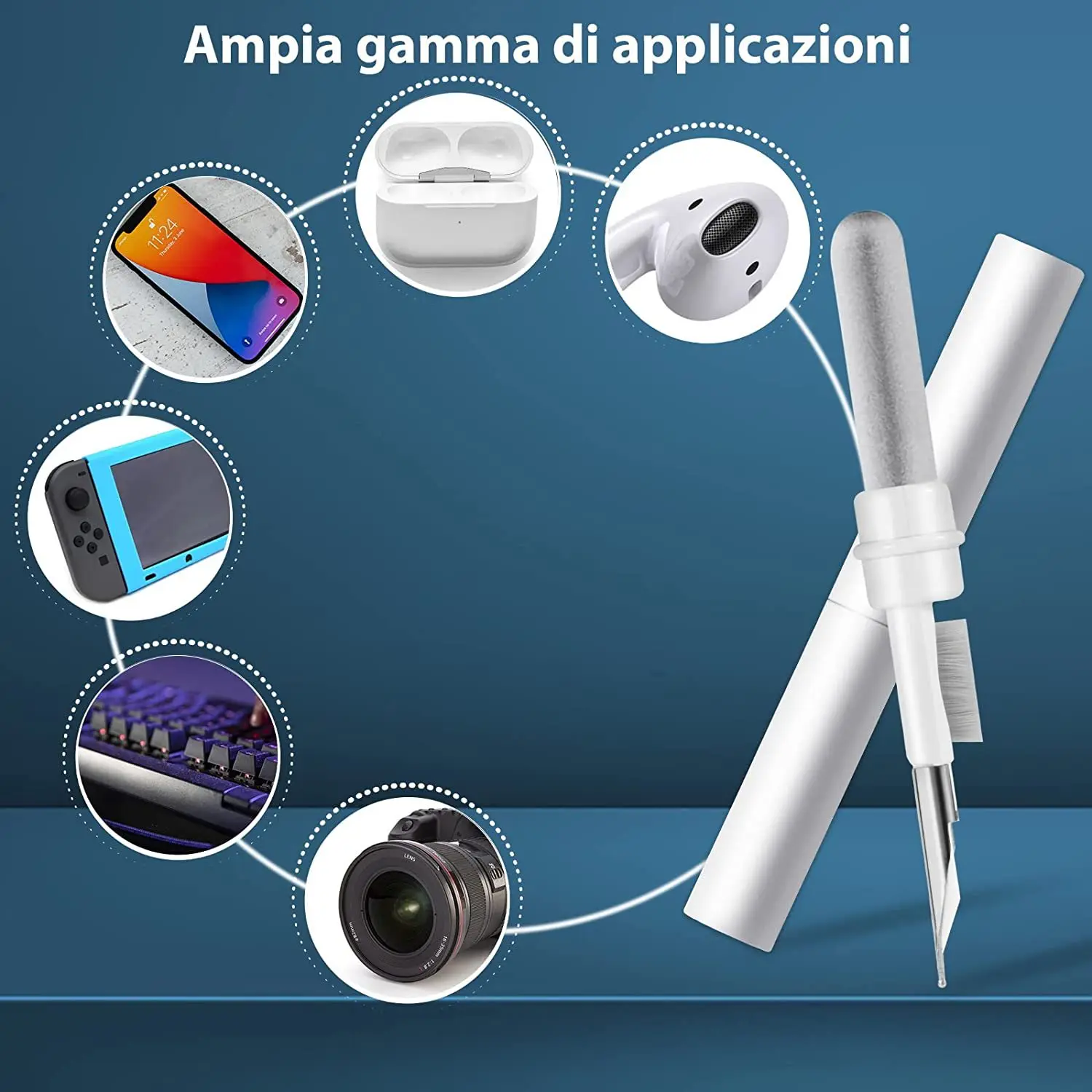 Bluetooth Earphone Cleaner Kit - Power Bank Wireless ulasan dan harga
