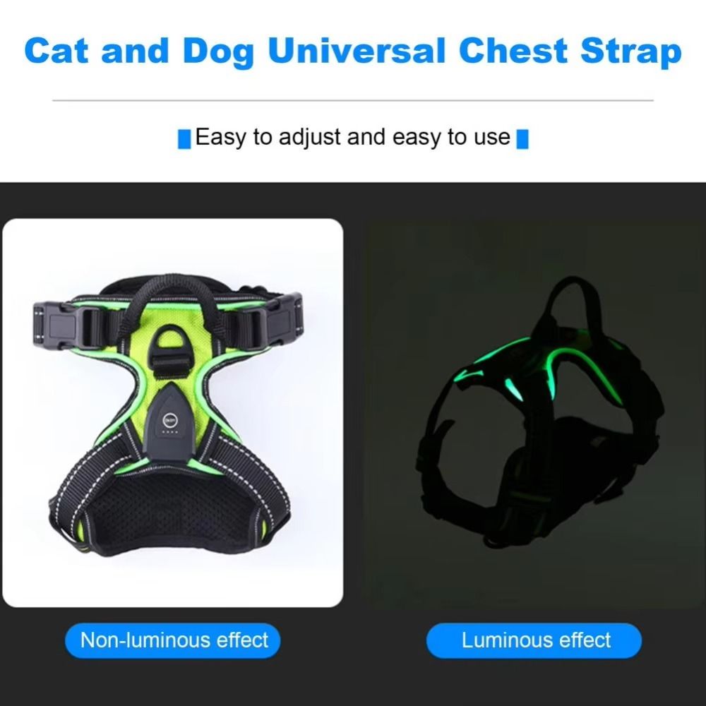 Durable Light Up LED Dog Harne - Tech Dog Accessories ulasan dan harga