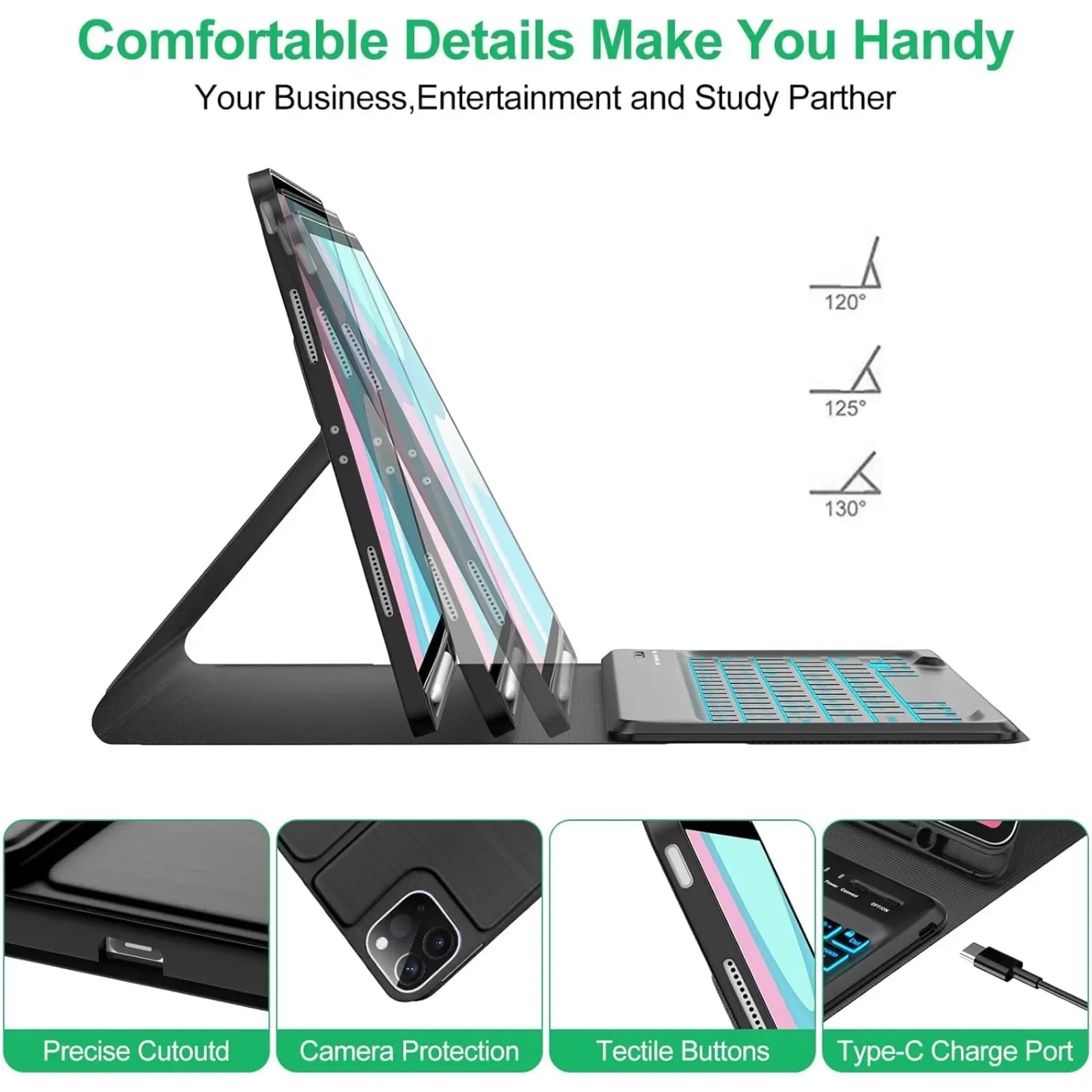 Keyboard Case for HONOR Pad X8 - Pen Holder Magnetic ulasan dan harga