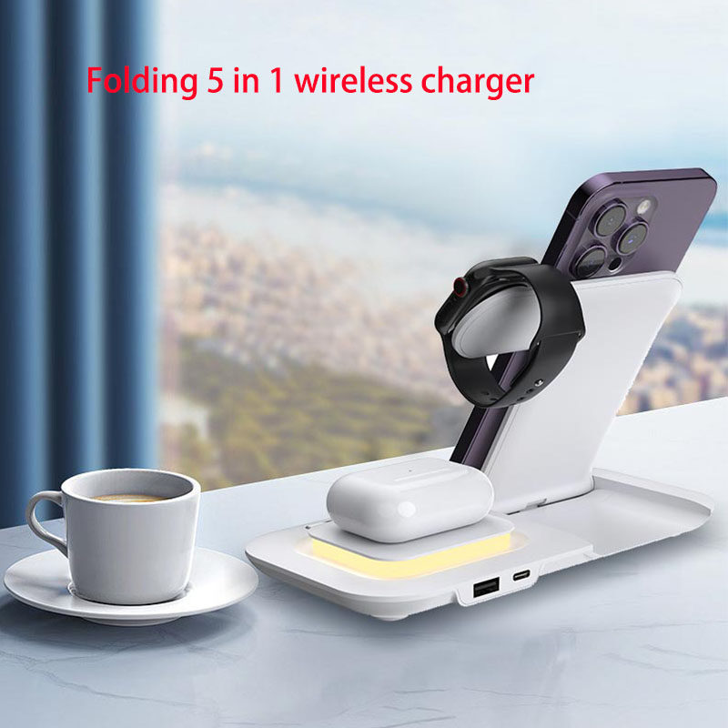 Hot 3 in 1 Foldable Wireless M - Wireless Charger 3 In 1 ulasan dan harga