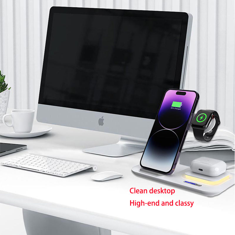 Hot 3 in 1 Foldable Wireless M - Wireless Charger 3 In 1 ulasan dan harga
