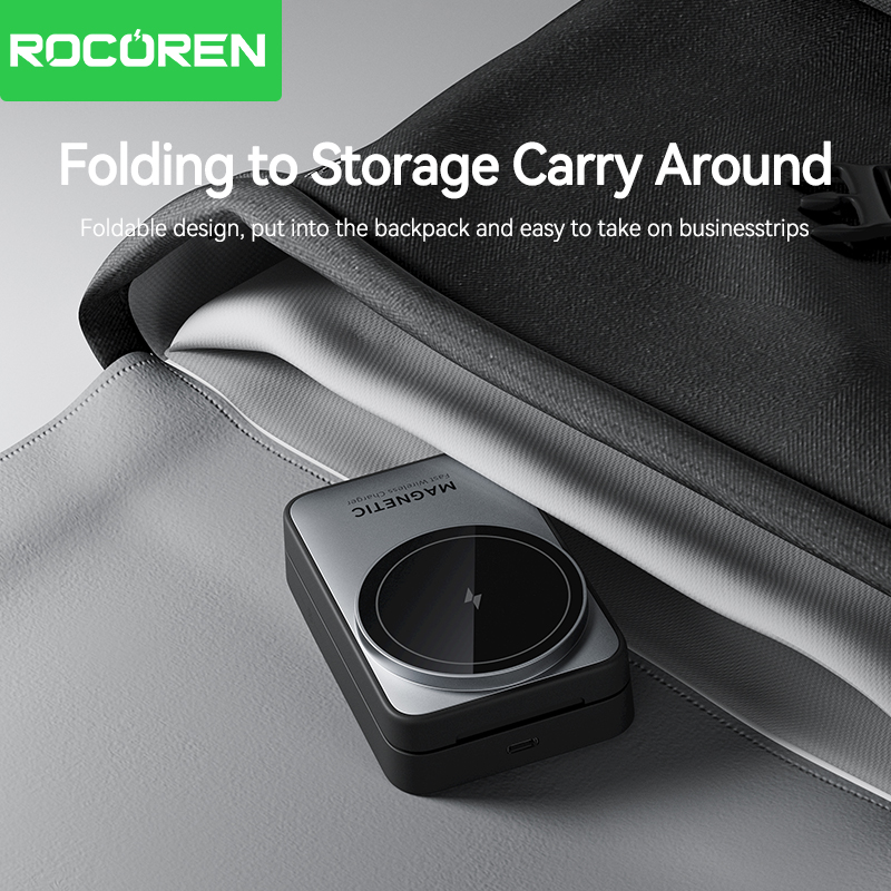 Rocoren Folding 3 in 1 Wireles - Wireless Charger 3 In 1 ulasan dan harga