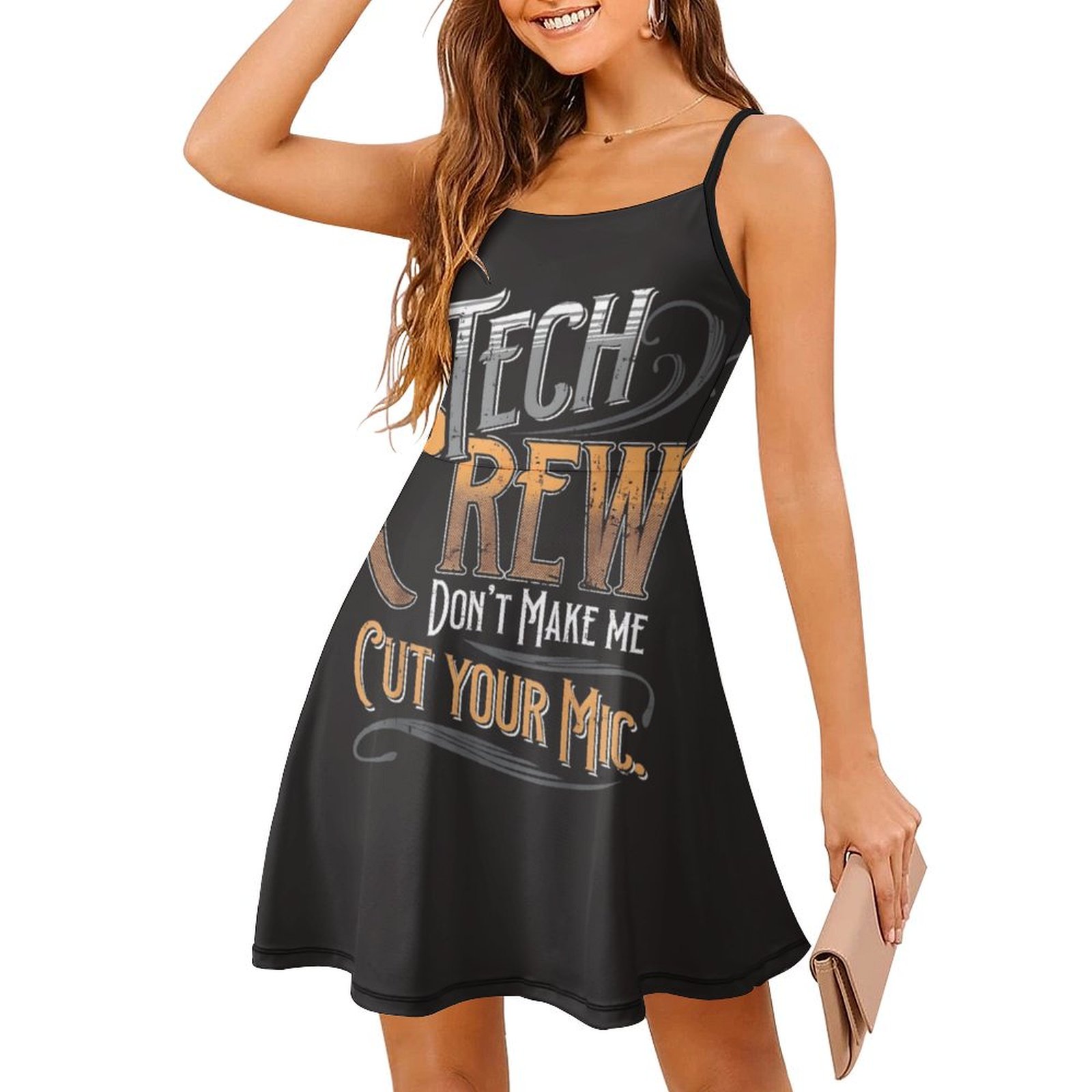 Sexy   Tech Crew Warning Desig - Tech Queen ulasan dan harga