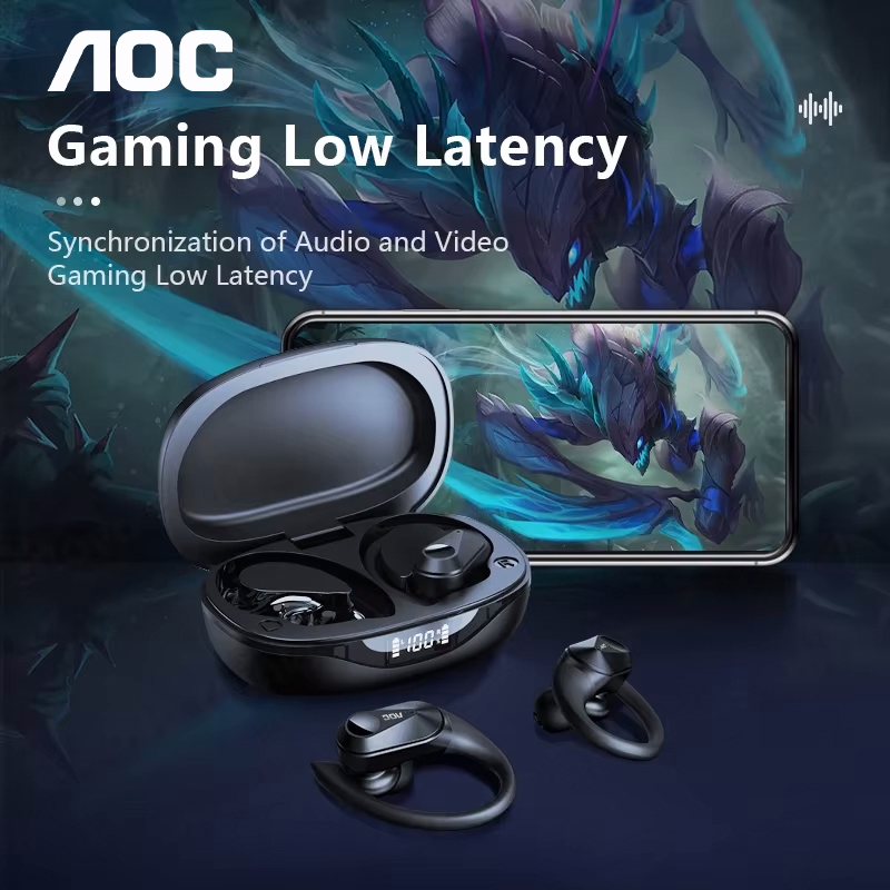 Choice AOC Sports Headset Wire - Power Bank Wireless ulasan dan harga