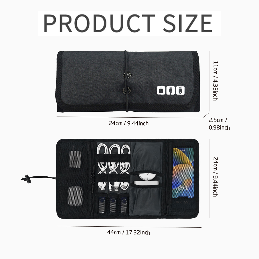 Tech Organizer Bag Cable Stora - Tech Acc ulasan dan harga