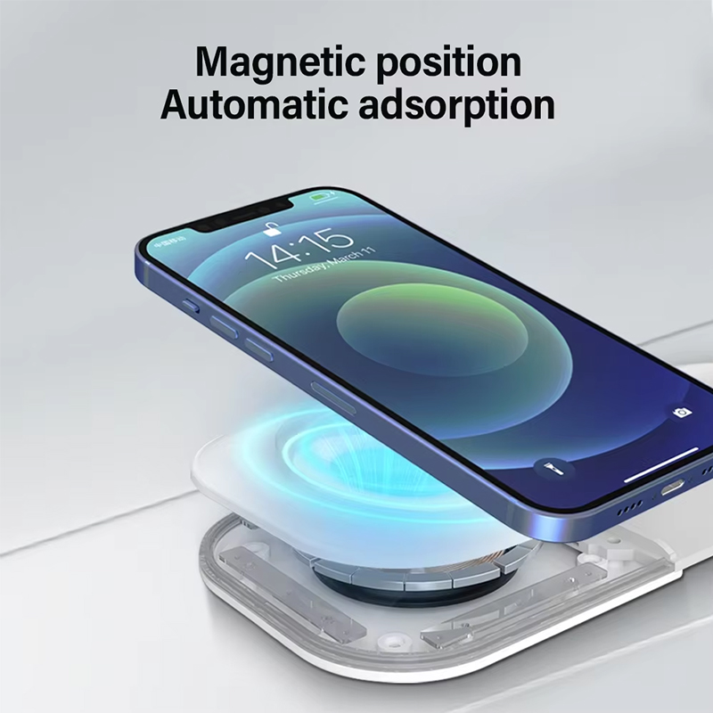 Universal Qi2 Magnetic Foldabl - Wireless Charger 3 In 1 ulasan dan harga