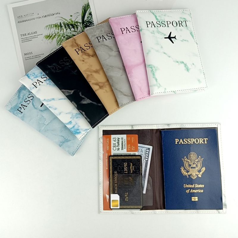 PU Leather Passport Cover Simp - Tech Accessories Travel ulasan dan harga