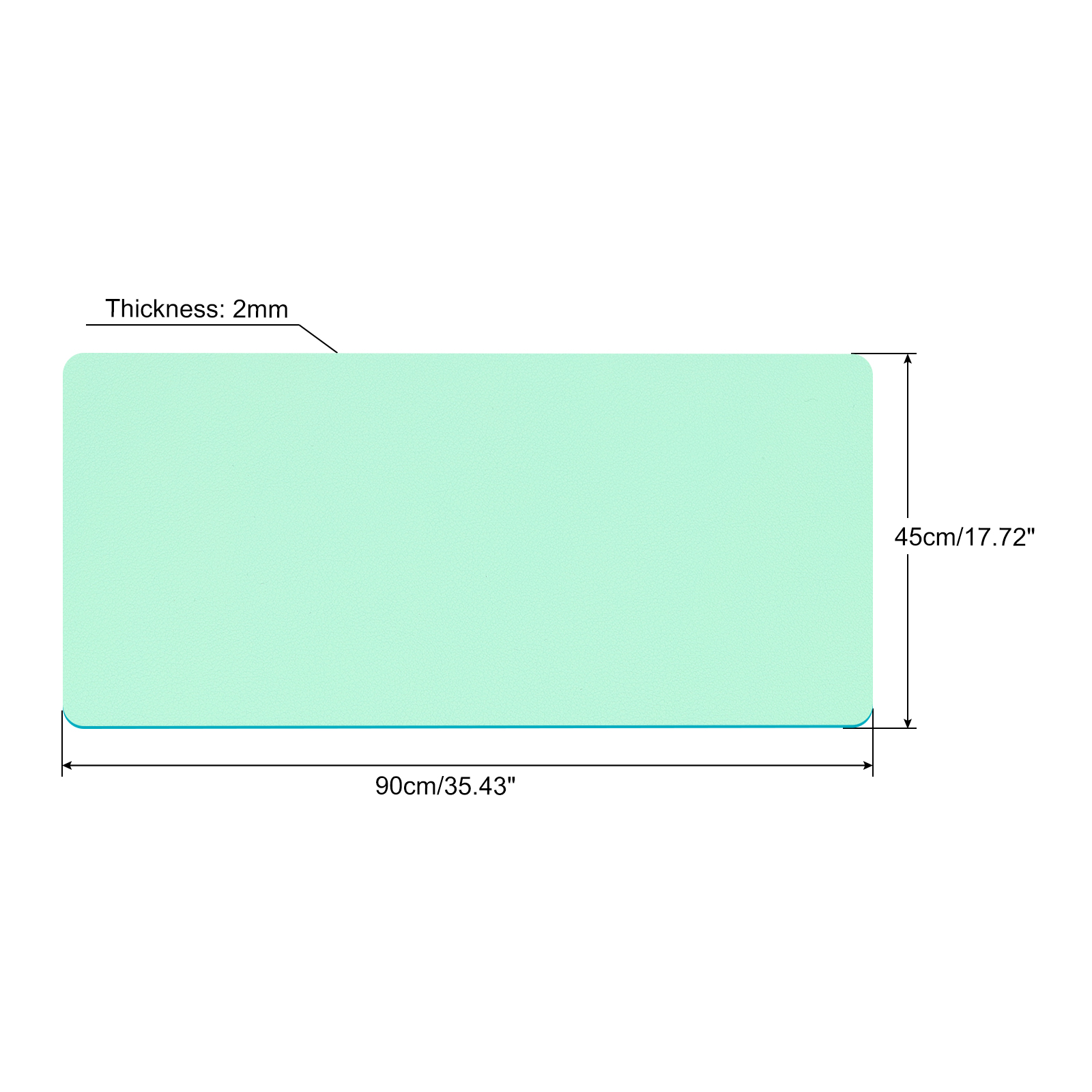 Office Desk Mat Protector PU L - Tech Desktop Accessories ulasan dan harga