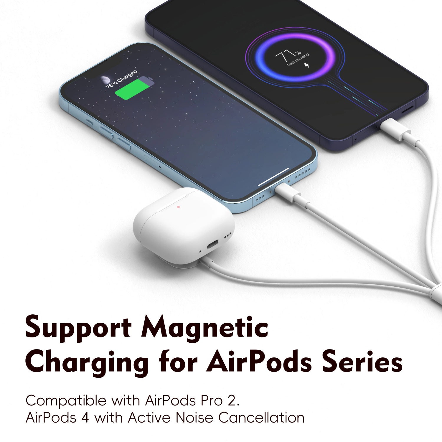 3 in 1  Magnetic Watch Charger - Power Bank Wireless ulasan dan harga