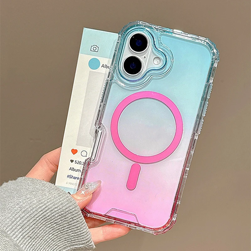 Hottest 3IN1 Gradient Clear fo - Wireless Charger 3 In 1 ulasan dan harga