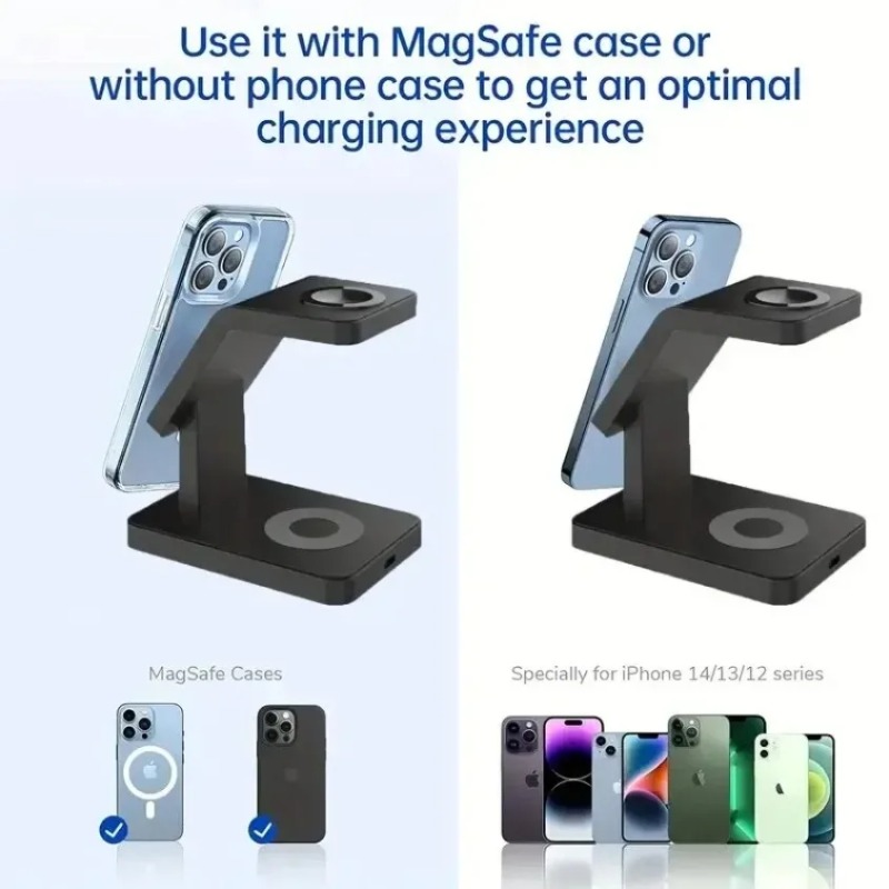 Magnetic Wireless 3 In 1 Charg - Wireless Charger 3 In 1 ulasan dan harga