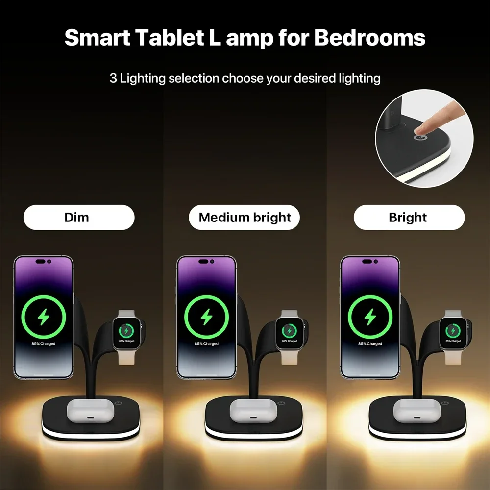 Magnetic 3 in 1 Wireless Charg - Wireless Charger 3 In 1 ulasan dan harga