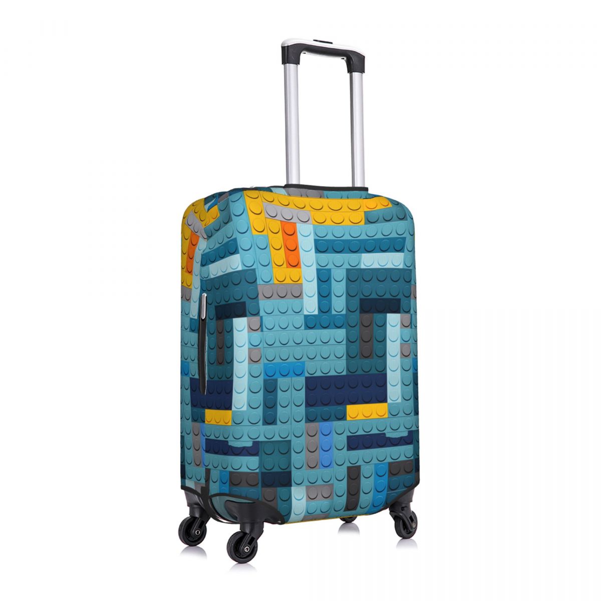 Blue Tech Pixel Building Block - Tech Accessories Travel ulasan dan harga
