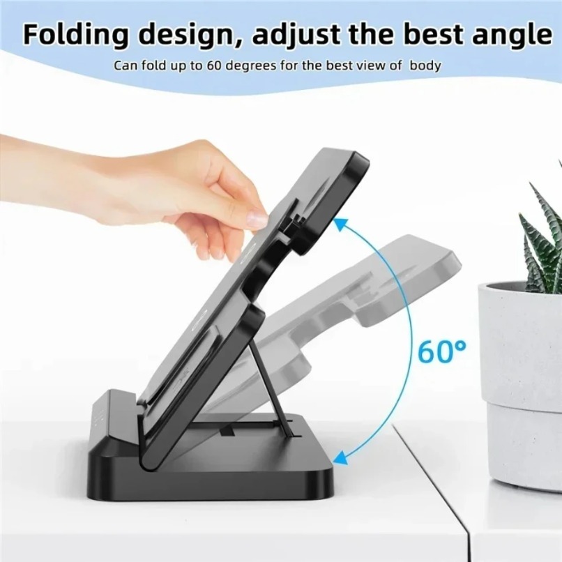 3 in 1 Wireless Charger Statio - Wireless Charger 3 In 1 ulasan dan harga