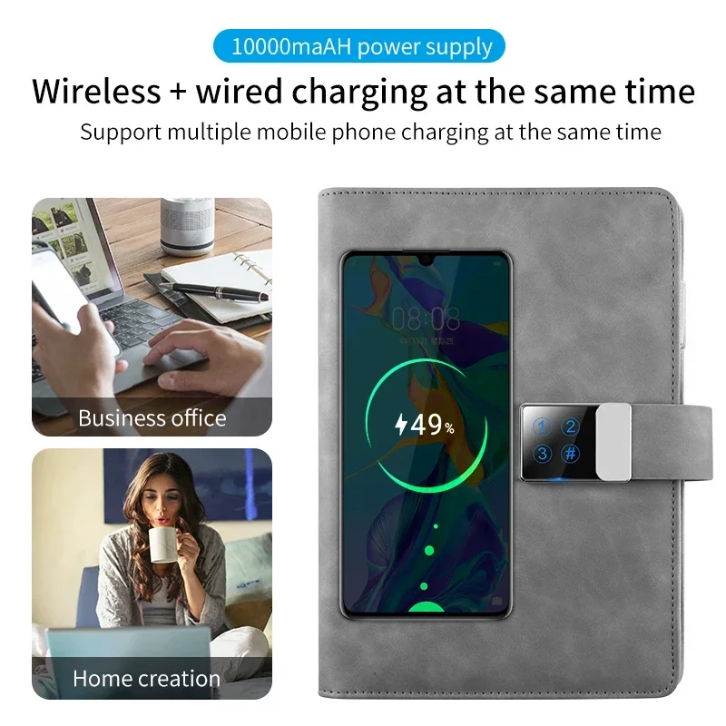 Smart Sync Diary Planner Promo - Power Bank Wireless ulasan dan harga